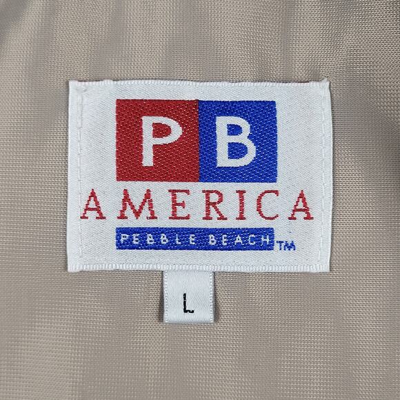 PB America Vest Mens Size Large Pebble Beach Golf Vintage TINY FLAW - Picture 7 of 10